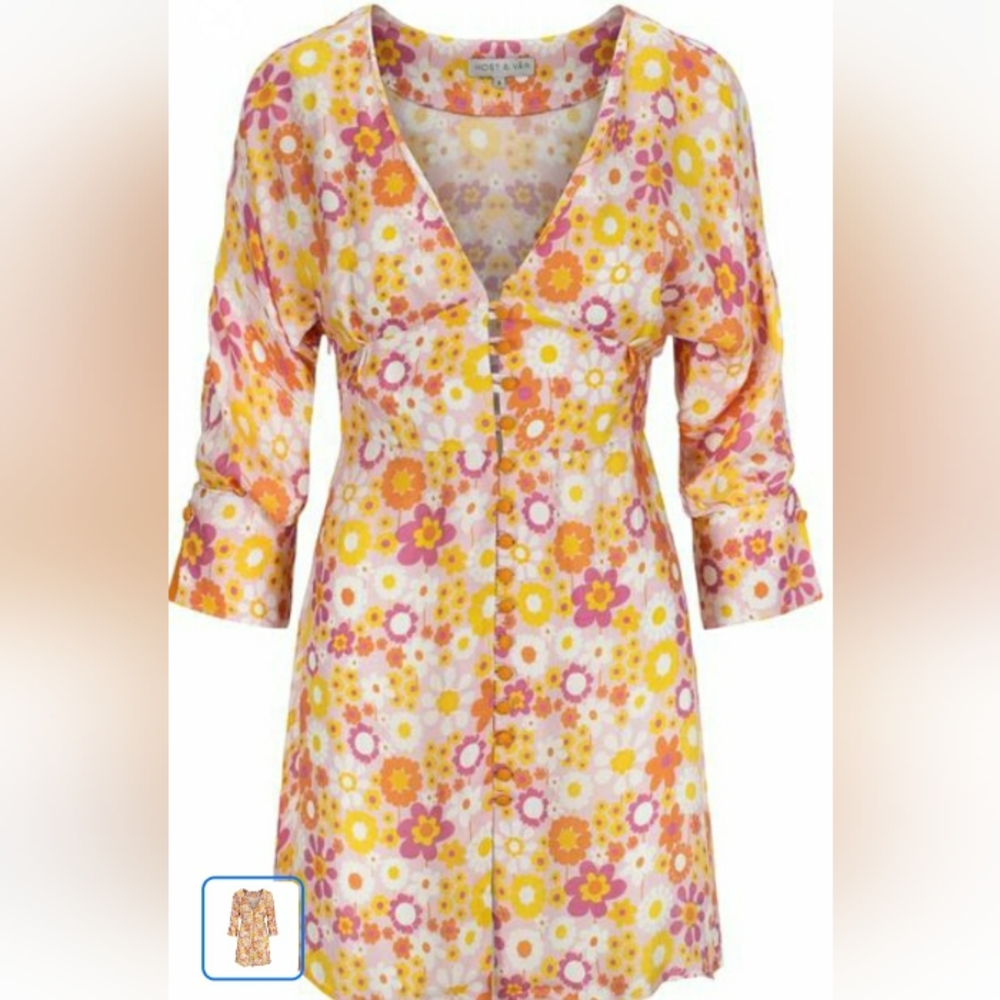 NWT Host & Var Floral dress size M